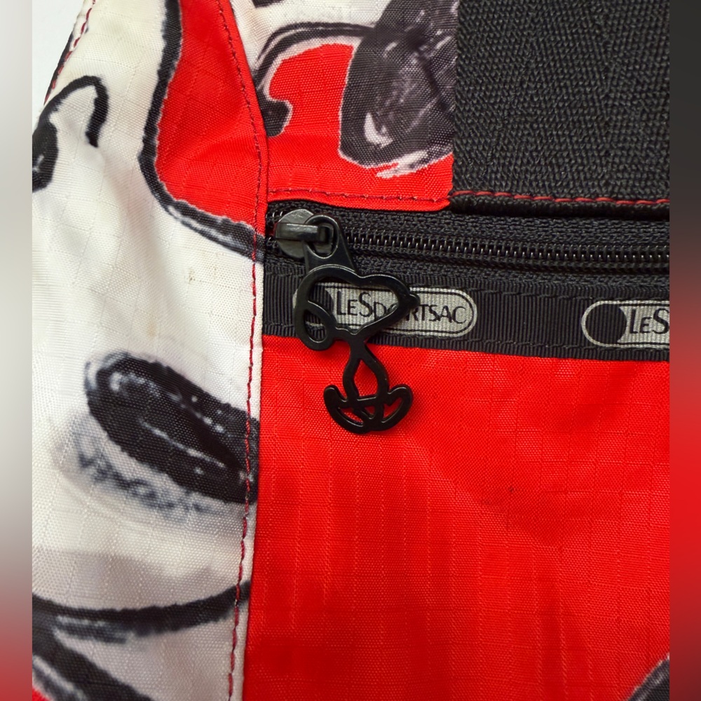 Lesportsac Peanuts Bag pack Snoopy, Red - Picture 4 of 7